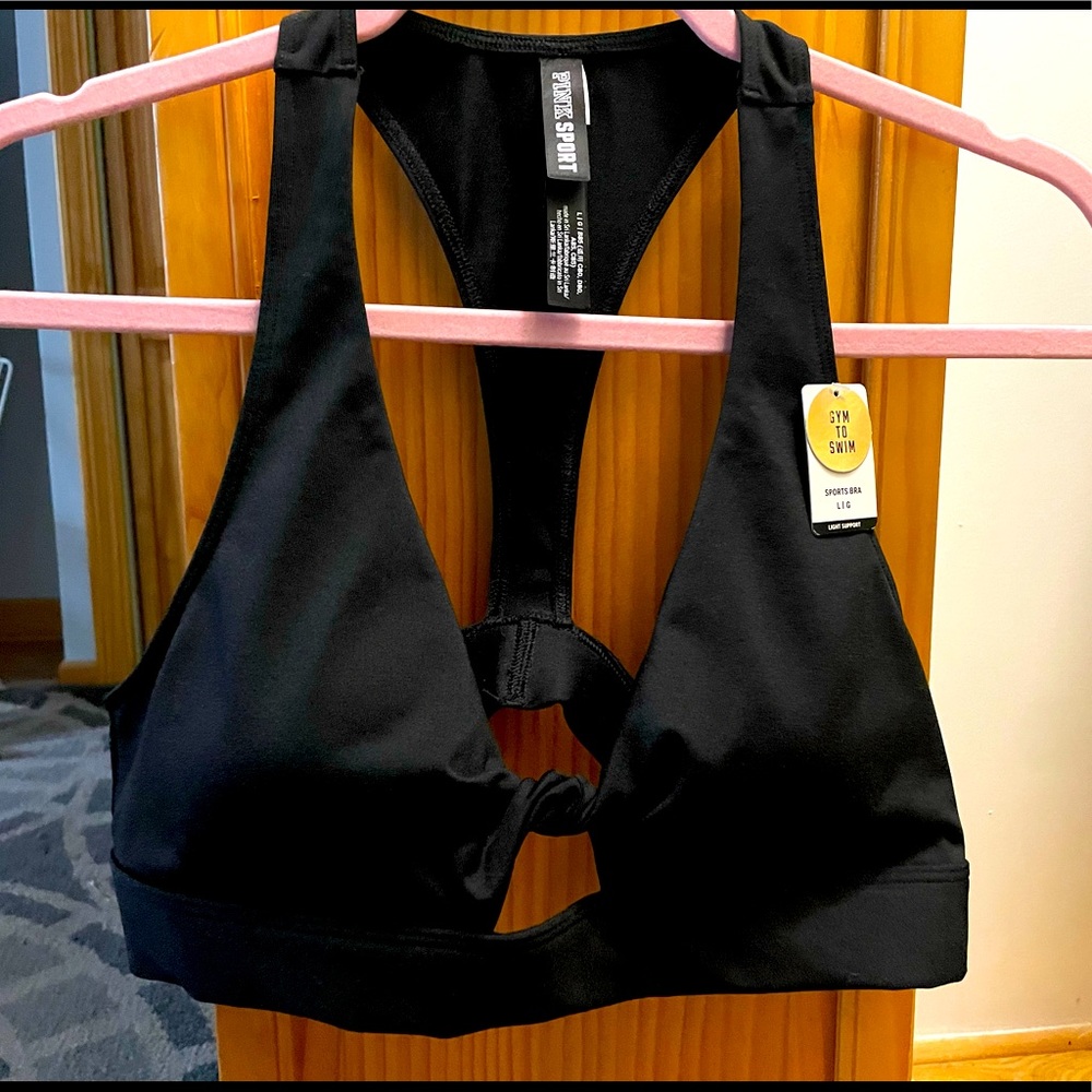 Pink Sports Bra/ swim wear
